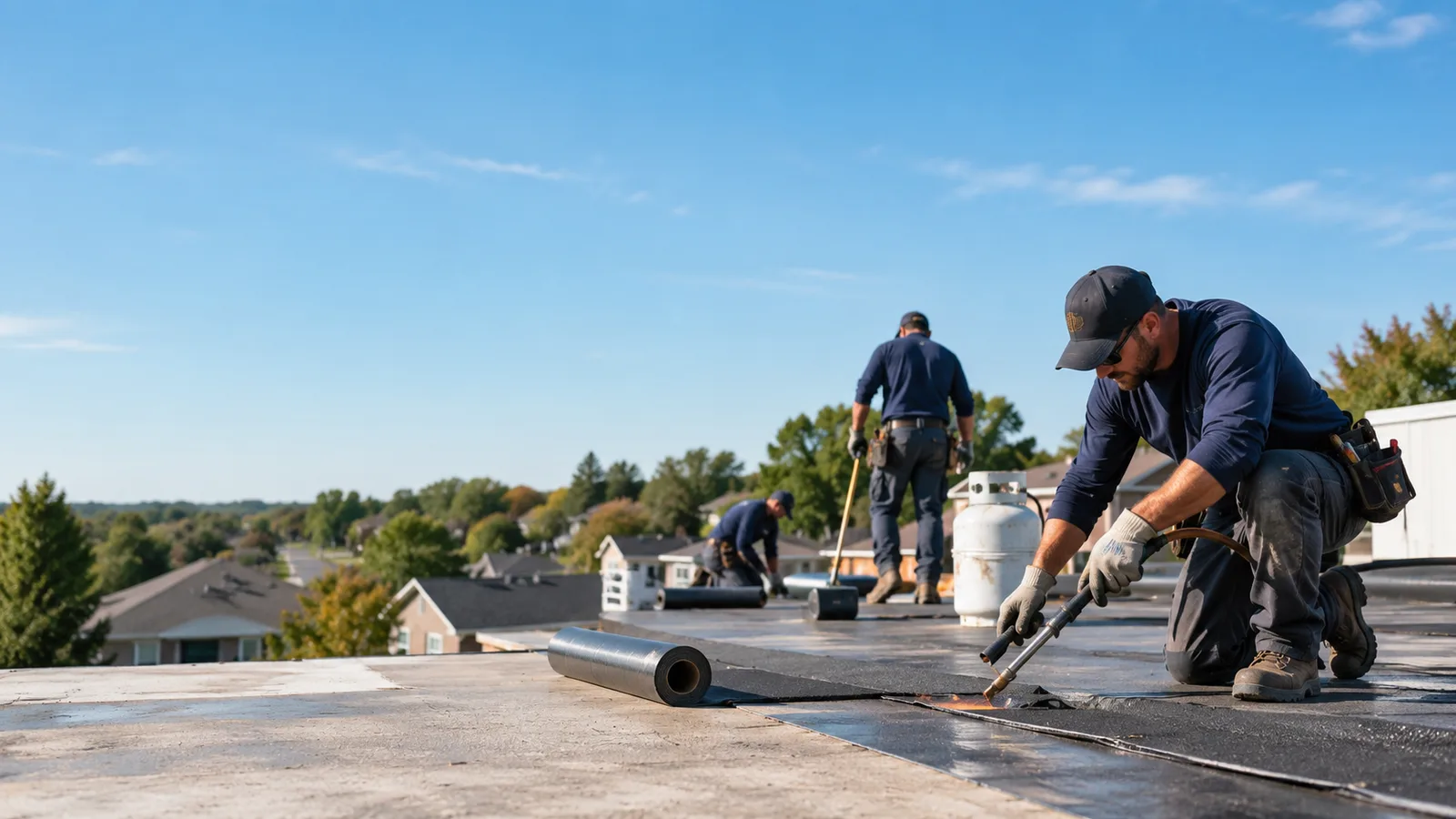 Flat Roof Leak Repair providers in Woodleaf, NC